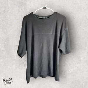 Vintage Y2K Harley-Davidson Black T-Shirt 2XL Double Sided Black Eagle Graphic